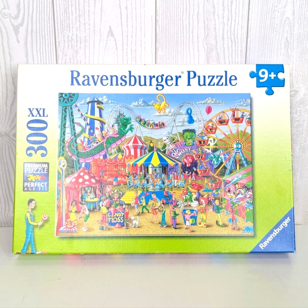 Ravensburger Puzzle Fun At The Carnival 300 Pieces 19" x 14" Year 2017 Mark G